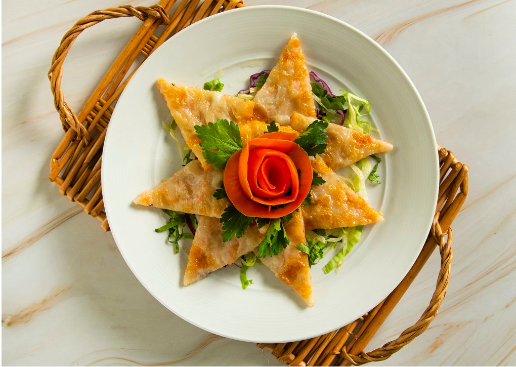 Pan Fried Prawn Pancake 香煎虾饼