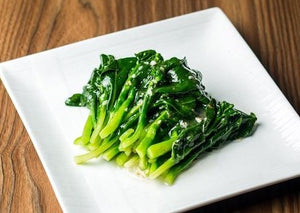 Stir-Fried Hong Kong Kailan with garlic 蒜蓉炒芥蓝