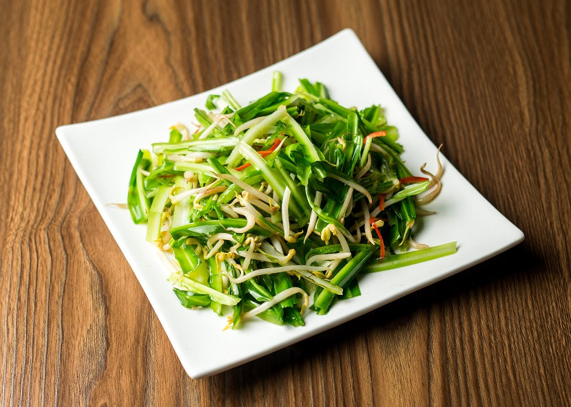 Stri-Fried QingLoong Cai  青龙菜
